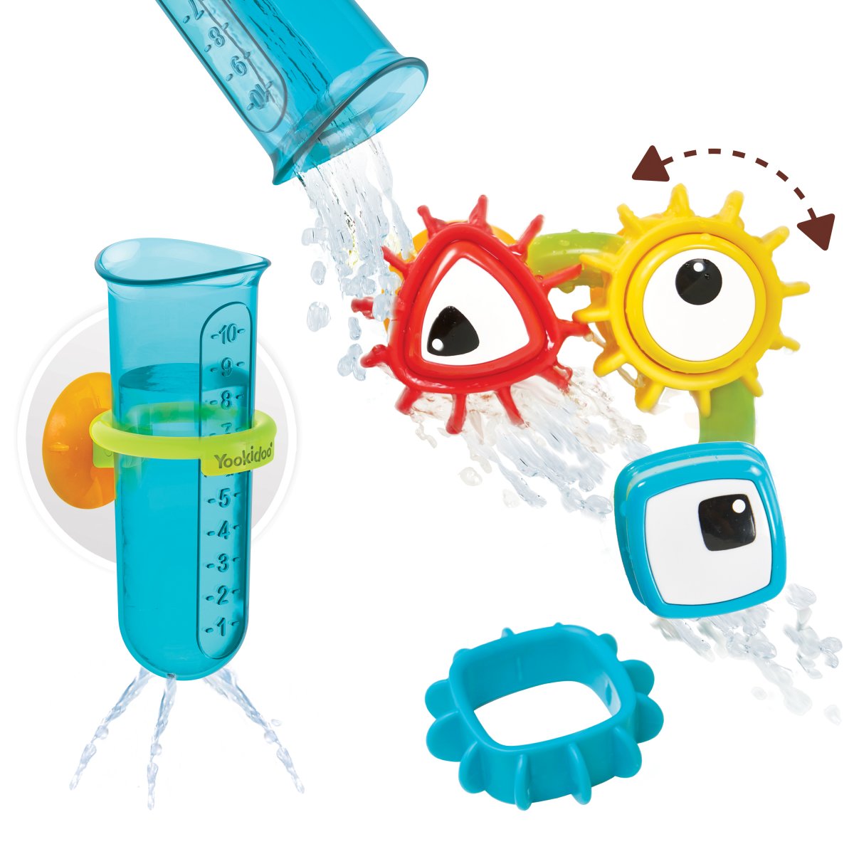 Spin 'N' Sort Water Gear YOOKIDOO Scan Style Kids